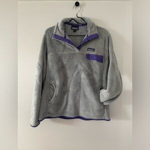 Women’s Patagonia Re-tool Snap-T pullover fuzzy fleece *see description*